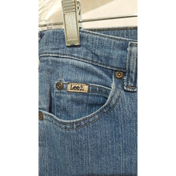 Vintage Lee Size 8 Relaxed Fit Straight Leg Jeans At the Waist 30 X 30 HIgh Rise - Picture 4 of 8
